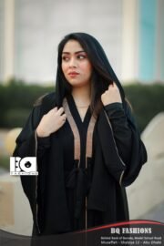 Midnight BlackGold Abaya - Image 3