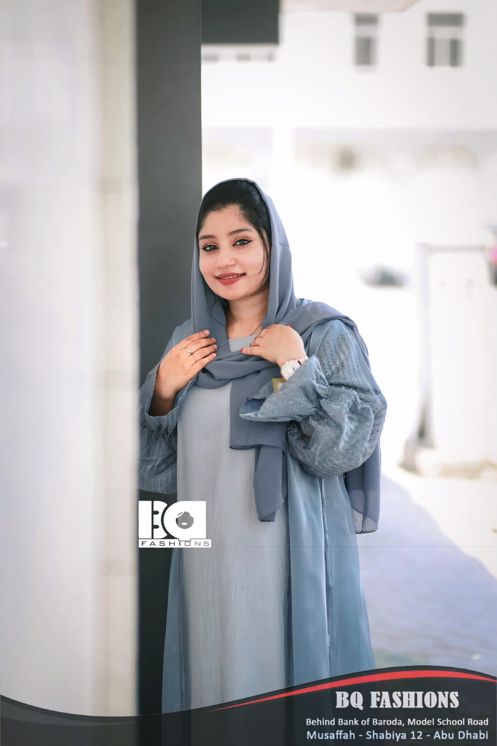Sage Serenity Textured Sleeve Abaya - Women's sage green modest Islamic dress with textured sleeves and flowing silhouette